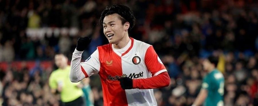 【サッカー】フェイエノールト上田綺世が衝撃の4ゴール!驚異のリーグ戦15戦18発!