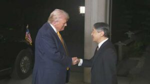 【皇居・御所】天皇陛下がトランプ大統領と6年半ぶりに面会 「ぜひともホワイトハウスへ」とアメリカに招待
