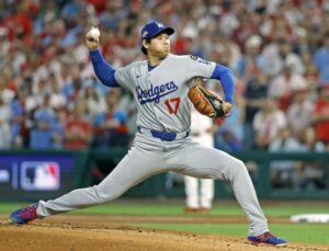 【MLB】大谷翔平が6回3失点でPS初二刀流で初勝利！“大魔神”佐々木朗希は9回締め初セーブ！ドジャースが逆転で先勝！！