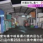 【愛知】“大根おろし”使った料理で21店の客259人が食中毒 製造元食品加工会社「アトラス」に営業禁止処分