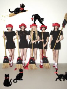 【画像】韓国のガールズグループが、魔女の宅急便をパクって大炎上ｗｗｗ