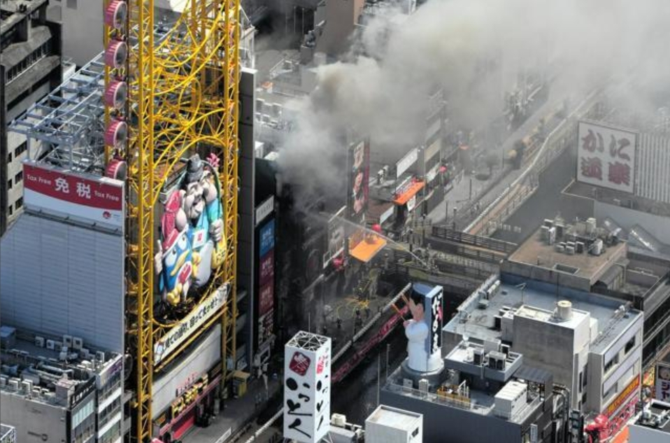 大阪ミナミ・道頓堀2人死亡火災「たばこポイ捨て」か　会社員の男性（35）を重過失失火容疑で書類送検